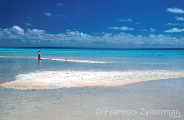 Pink sand lagoon